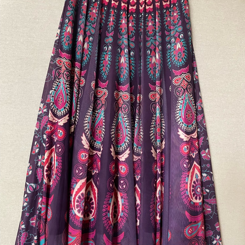 Bohemian Paisley Maxi Skirt